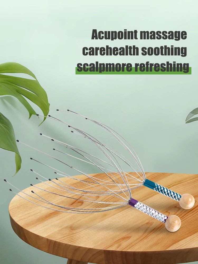 1/2PCS Head Massager Head Scratching Octopus Scalp Non Soul Extractor Divine Tool For Extracting Healthy And Healthy Hair 1/2PCS Head Massager Head Scratching Octopus Scalp Non Soul Extractor Divine Tool For Extracting Healthy And Healthy Hair