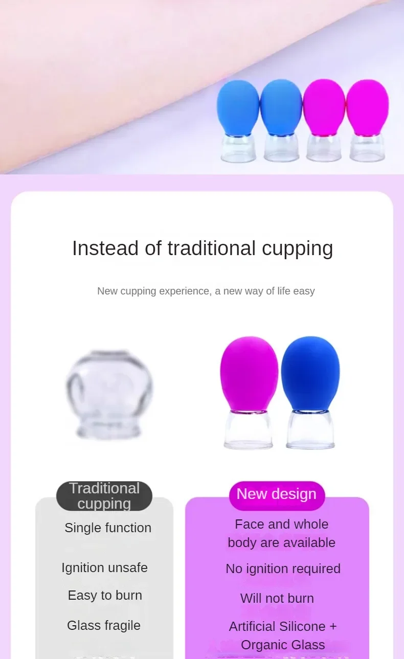 1/5/10pcs Silicone Massage Cupping For Body Face Neck Eye Cellulite Massager Vacuum Tank Body Facial Care Anti-aging Beauty Tool 1/5/10pcs Silicone Massage Cupping For Body Face Neck Eye Cellulite Massager Vacuum Tank Body Facial Care Anti-aging Beauty Tool