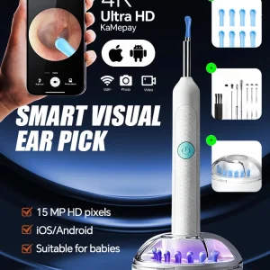 2025 New upgrade Visual Ear Wax Cleaner Camera Safe Earwax Removal Endoscope with 5M Camera Ear Cleaning Tools Ear Care