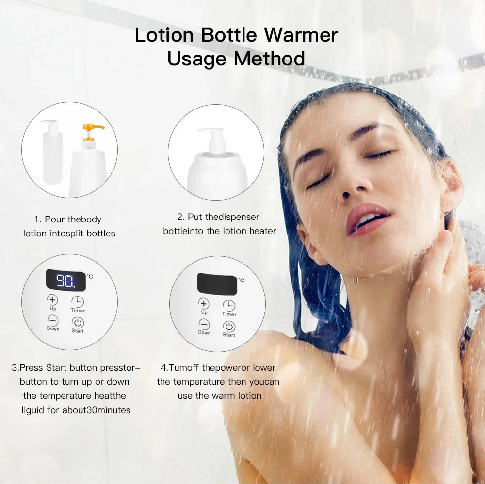 NEW Massage Oil Warmer Digital Lotion Cream Heater 2 Heat Modes Lotion Warmer Fast Heat Lotion Warmer LED Display with Timer NEW Massage Oil Warmer Digital Lotion Cream Heater 2 Heat Modes Lotion Warmer Fast Heat Lotion Warmer LED Display with Timer