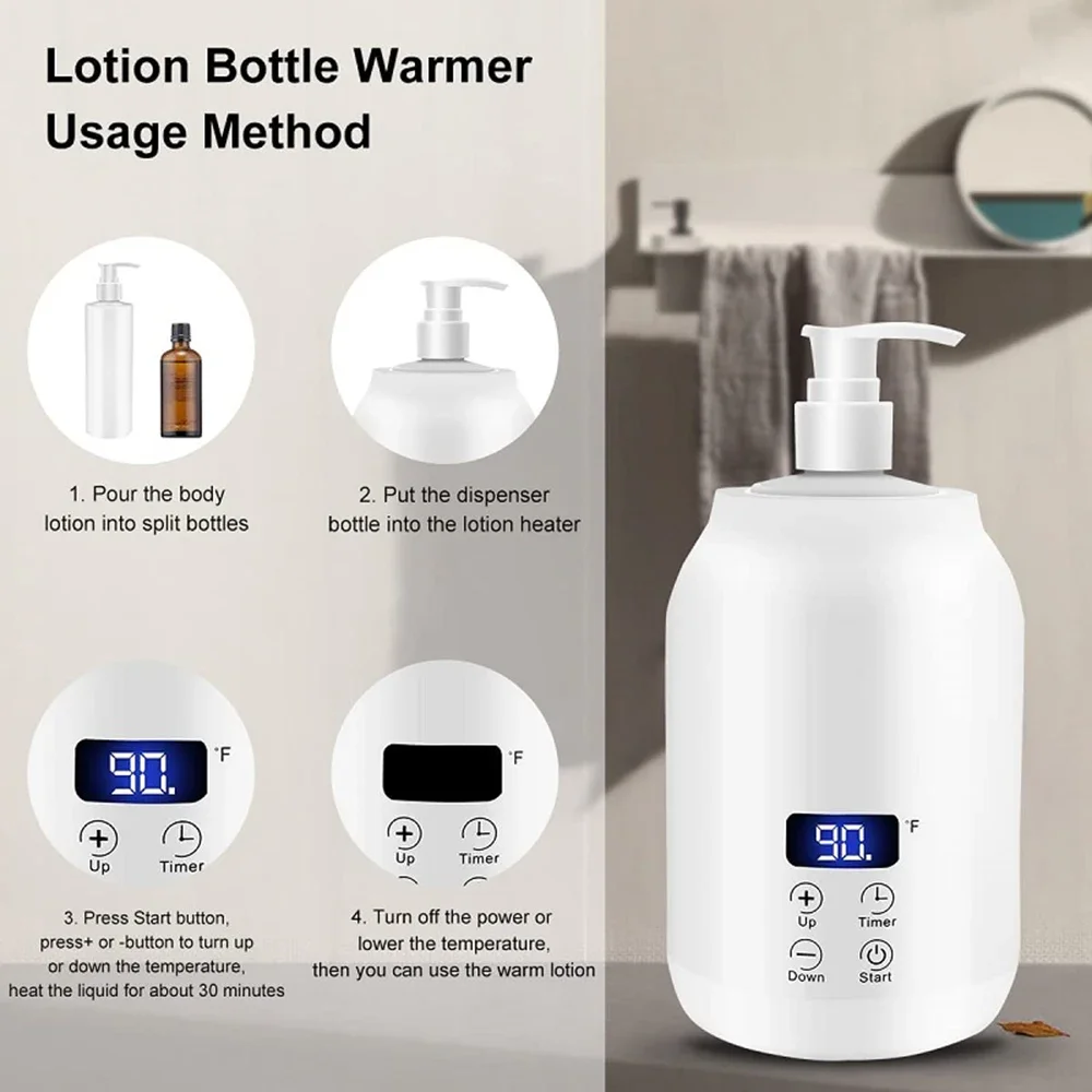NEW Massage Oil Warmer Digital Lotion Cream Heater 2 Heat Modes Lotion Warmer Fast Heat Lotion Warmer LED Display with Timer NEW Massage Oil Warmer Digital Lotion Cream Heater 2 Heat Modes Lotion Warmer Fast Heat Lotion Warmer LED Display with Timer