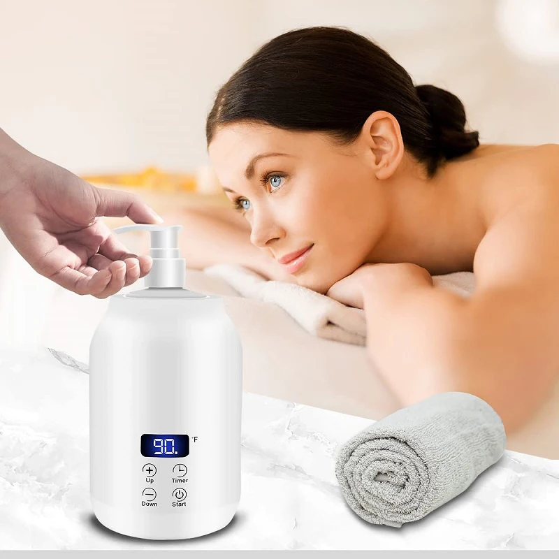 NEW Massage Oil Warmer Digital Lotion Cream Heater 2 Heat Modes Lotion Warmer Fast Heat Lotion Warmer LED Display with Timer - Image 2