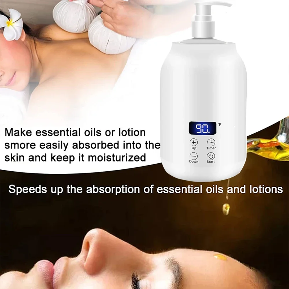 NEW Massage Oil Warmer Digital Lotion Cream Heater 2 Heat Modes Lotion Warmer Fast Heat Lotion Warmer LED Display with Timer NEW Massage Oil Warmer Digital Lotion Cream Heater 2 Heat Modes Lotion Warmer Fast Heat Lotion Warmer LED Display with Timer