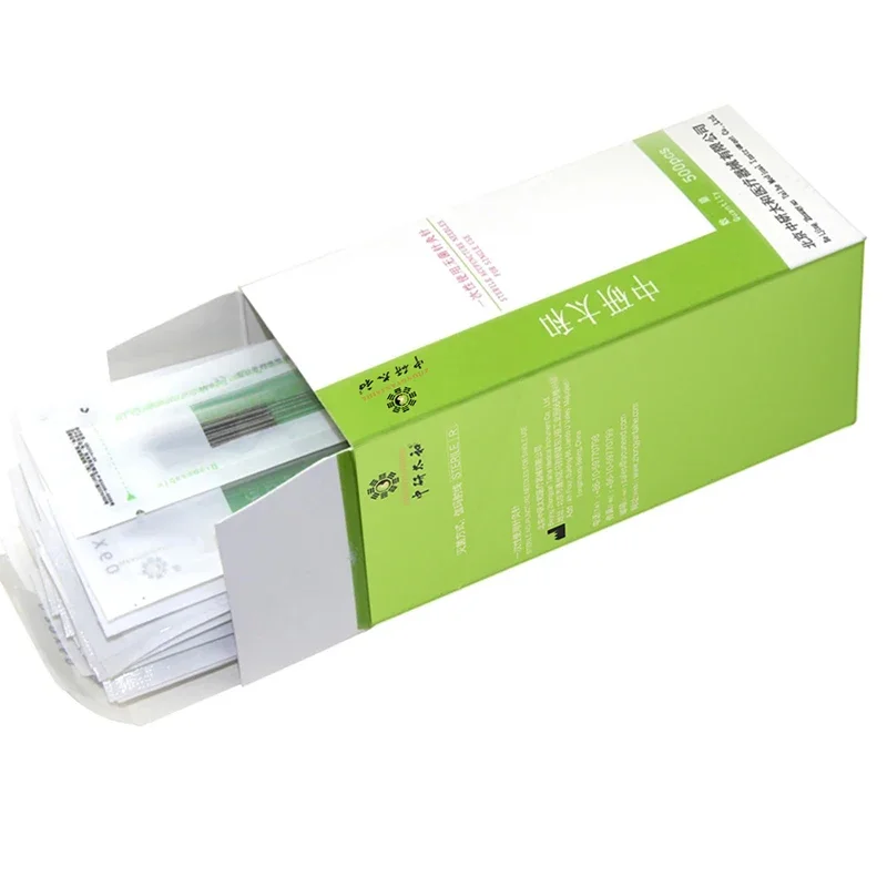 ZHONGYAN TAIHE 500 Pcs Acupuncture Needle with Tube ALL Size Acupuncture Disposable Sterile Beauty 1 BOX Massage Sterilze Needle - Image 2