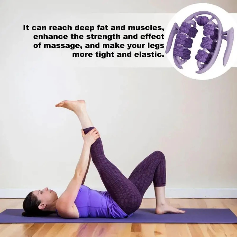 1Pc Relax Ring Clamp Leg Massager 360°All-Round Massage 26 Wheel Body Massager Relief Fatigue Roller Massage Calf Muscle Relaxer 1Pc Relax Ring Clamp Leg Massager 360°All-Round Massage 26 Wheel Body Massager Relief Fatigue Roller Massage Calf Muscle Relaxer