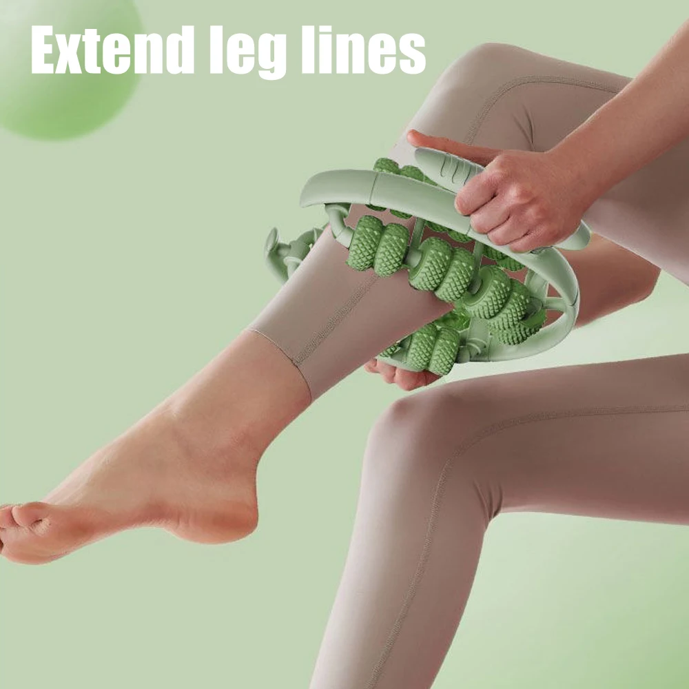 1Pc Relax Ring Clamp Leg Massager 360°All-Round Massage 26 Wheel Body Massager Relief Fatigue Roller Massage Calf Muscle Relaxer 1Pc Relax Ring Clamp Leg Massager 360°All-Round Massage 26 Wheel Body Massager Relief Fatigue Roller Massage Calf Muscle Relaxer