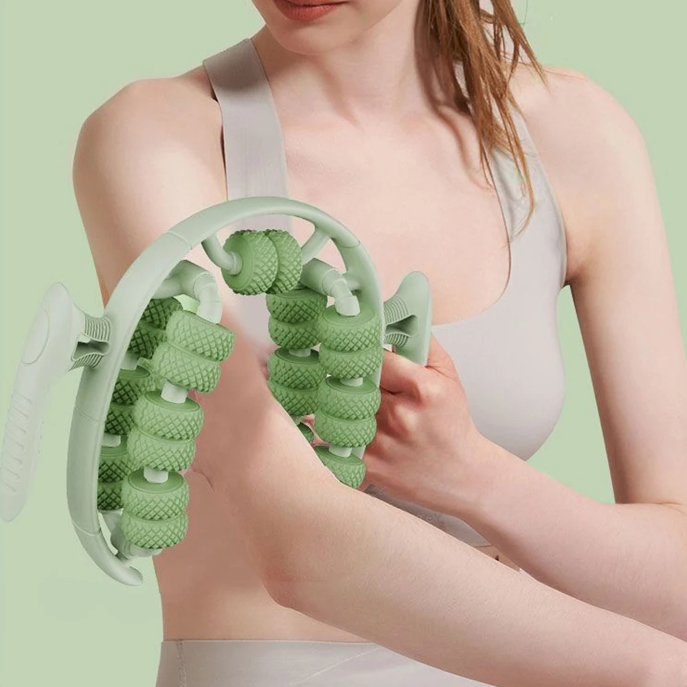 1Pc Relax Ring Clamp Leg Massager 360°All-Round Massage 26 Wheel Body Massager Relief Fatigue Roller Massage Calf Muscle Relaxer 1Pc Relax Ring Clamp Leg Massager 360°All-Round Massage 26 Wheel Body Massager Relief Fatigue Roller Massage Calf Muscle Relaxer
