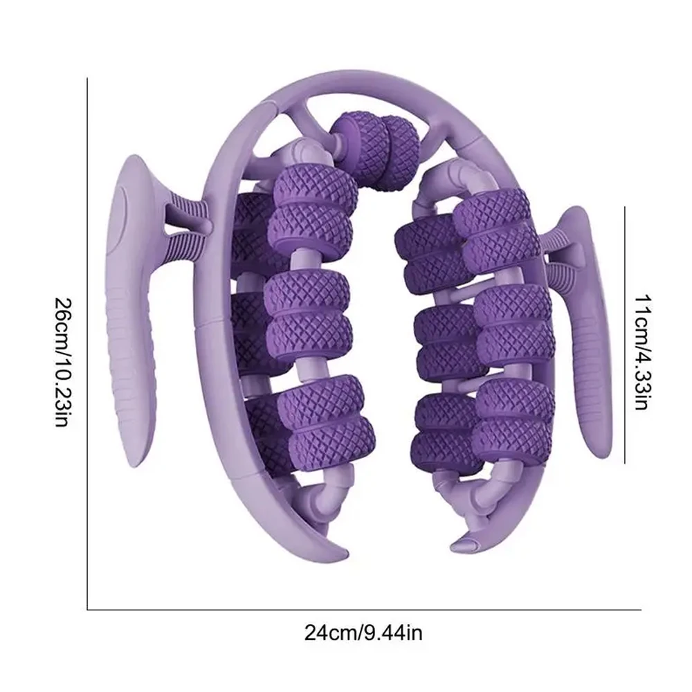 1Pc Relax Ring Clamp Leg Massager 360°All-Round Massage 26 Wheel Body Massager Relief Fatigue Roller Massage Calf Muscle Relaxer 1Pc Relax Ring Clamp Leg Massager 360°All-Round Massage 26 Wheel Body Massager Relief Fatigue Roller Massage Calf Muscle Relaxer