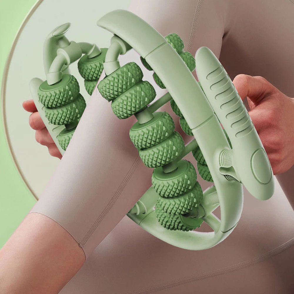 1Pc Relax Ring Clamp Leg Massager 360°All-Round Massage 26 Wheel Body Massager Relief Fatigue Roller Massage Calf Muscle Relaxer 1Pc Relax Ring Clamp Leg Massager 360°All-Round Massage 26 Wheel Body Massager Relief Fatigue Roller Massage Calf Muscle Relaxer