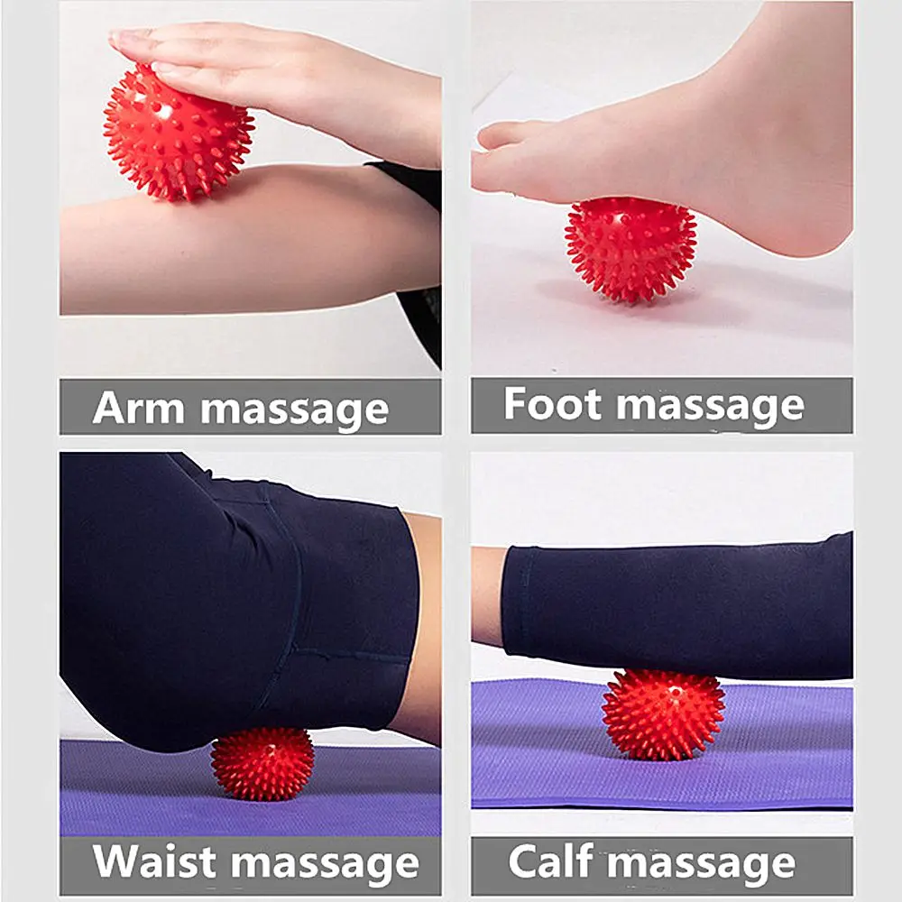 Premium Grade Roller Ball Pain Stress Relief Plantar Fasciitis Spiky Massage Ball Foot Massager Back Massage Deep Tissue Premium Grade Roller Ball Pain Stress Relief Plantar Fasciitis Spiky Massage Ball Foot Massager Back Massage Deep Tissue