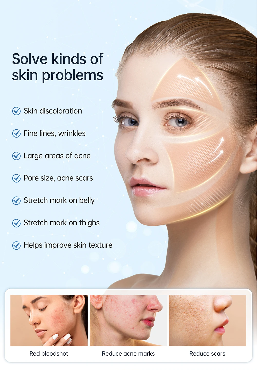 Hello Face H5 Derma pen Original Professional Derma Pen 2 in 1 EMS Automatic Microneedling pen Hello Face H5 Derma pen Original Professional Derma Pen 2 in 1 EMS Automatic Microneedling pen