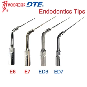 Woodpecker Dental Ultrasonic Scaler Tips Endodontics Tip E6 E7 Used For Root Canals Remove Doreign Objects Fit EMS NSK Satelec