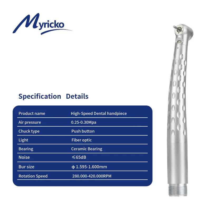 WJ Medical Dental E-generator High Speed Handpiece With LED Dentist Standard/Super Torque Head Triple Water Spray rotation - Image 5