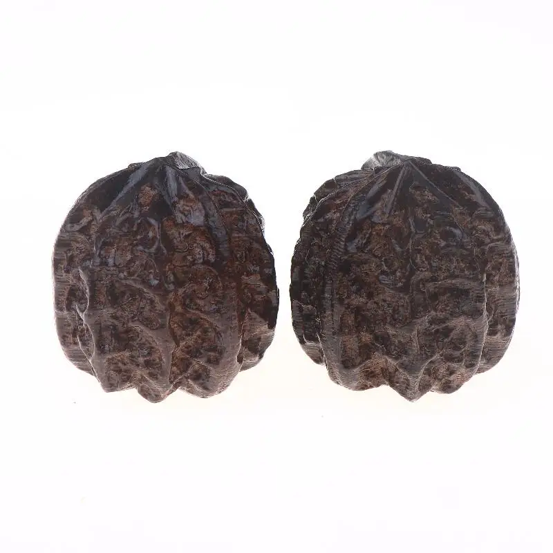 〔San〕Relief Walnut Handheld Ball Sandalwood Handheld Ball Massage Exercise Healthcare Plaything Hand-Worn Ball 1Pair