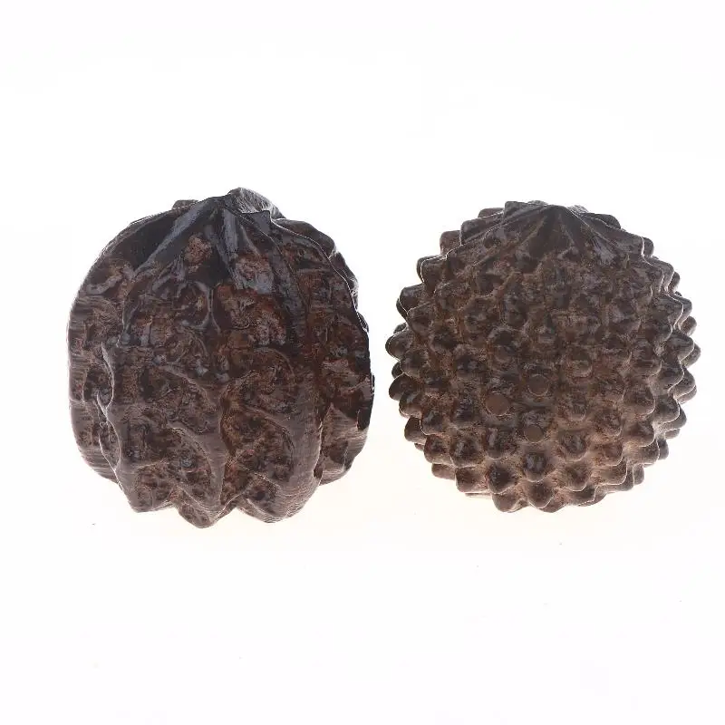 〔San〕Relief Walnut Handheld Ball Sandalwood Handheld Ball Massage Exercise Healthcare Plaything Hand-Worn Ball 1Pair
