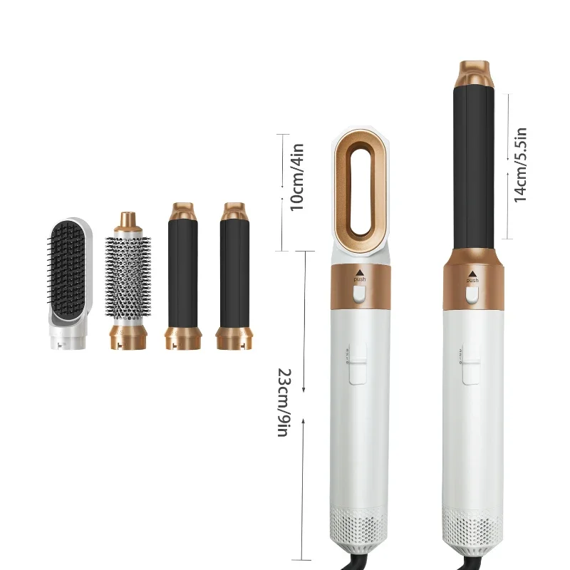 5 in 1 Hair Dryer Brush Hot Comb Set Professional Curling Iron Hair Straightener Styling Tool For Professional Hair Dryer 5 in 1 Hair Dryer Brush Hot Comb Set Professional Curling Iron Hair Straightener Styling Tool For Professional Hair Dryer