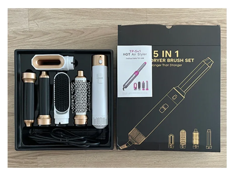 5 in 1 Hair Dryer Brush Hot Comb Set Professional Curling Iron Hair Straightener Styling Tool For Professional Hair Dryer 5 in 1 Hair Dryer Brush Hot Comb Set Professional Curling Iron Hair Straightener Styling Tool For Professional Hair Dryer