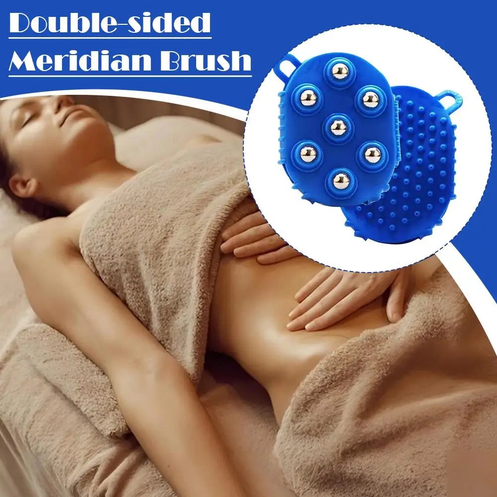Hand Held Massager Full Body Massage Tool with Roller Ball Massager 360-degree-roller for Muscle Back Neck Joint Foot Leg - Image 2