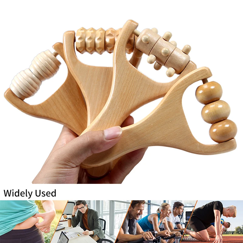 1Pcs Wooden Massage Roller, Multi-Functional Body Roller for Cellulite Reduction, Eases Muscle Tension ,Natural Muscle Roller 1Pcs Wooden Massage Roller, Multi-Functional Body Roller for Cellulite Reduction, Eases Muscle Tension ,Natural Muscle Roller