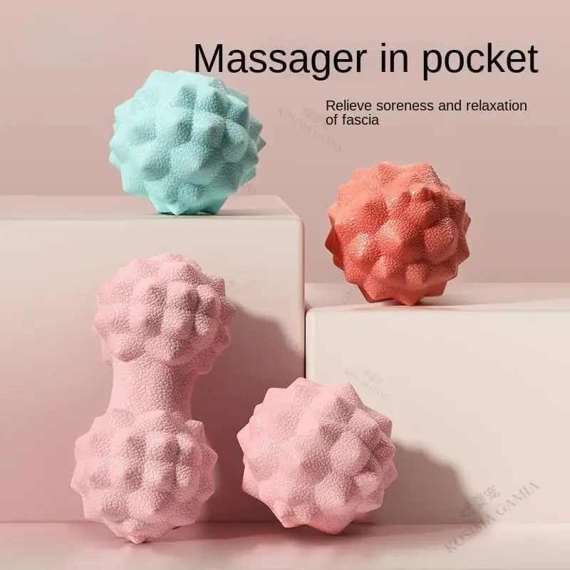 Textured TPR Massage Ball Dual Sided for Deep Tissue Relief Foot Arch Neck Shoulder Yoga Physio Roller Muscle Recovery Textured TPR Massage Ball Dual Sided for Deep Tissue Relief Foot Arch Neck Shoulder Yoga Physio Roller Muscle Recovery