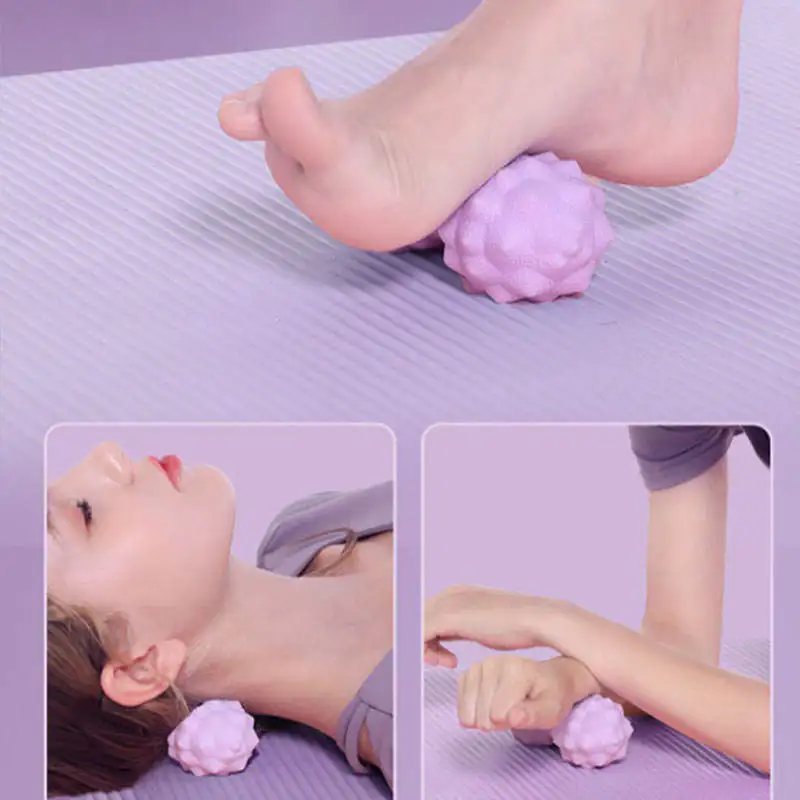 Textured TPR Massage Ball Dual Sided for Deep Tissue Relief Foot Arch Neck Shoulder Yoga Physio Roller Muscle Recovery - Image 5