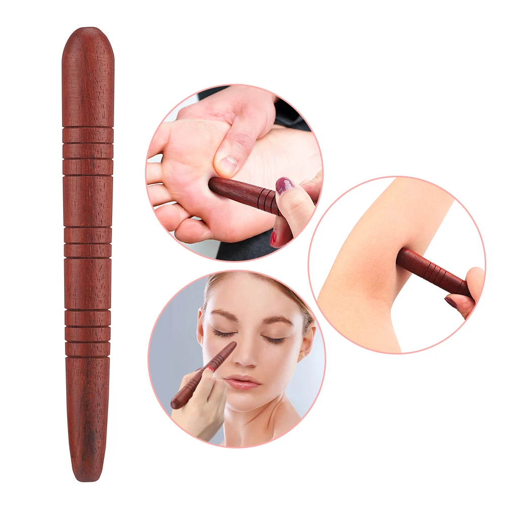 Wooden Foot Spa Physiotherapy Reflexology Thai Foot Massage Health Chart Free Massage Stick Tool - Image 2