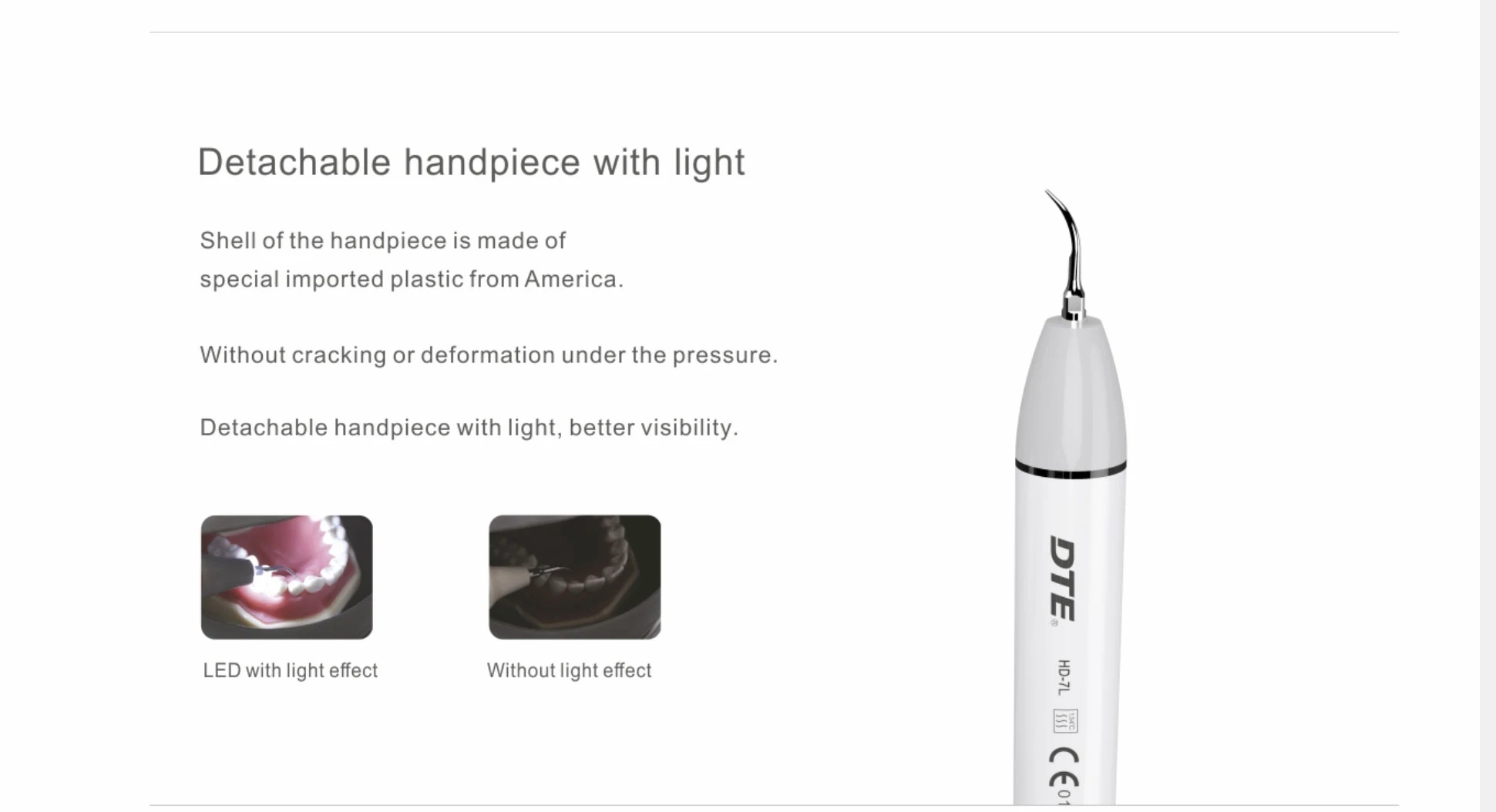 Woodpecker DTE D7 LED Ultrasonic Scaler Prevent Dental Disease Fiber Optics Portable Teeth Whitening Cleaning Dental Equipment Woodpecker DTE D7 LED Ultrasonic Scaler Prevent Dental Disease Fiber Optics Portable Teeth Whitening Cleaning Dental Equipment