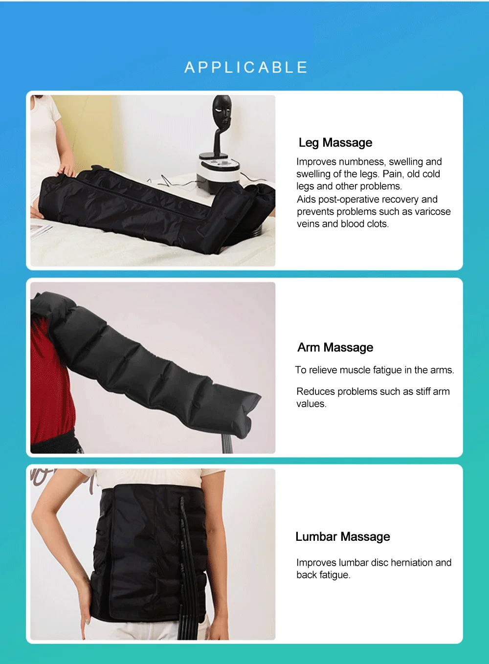 Thigh Air Compression Pressure Massager,Relieve Varicose Veins,Promote Blood Circulation,Relieve Thrombus,Leg Massager Machine Thigh Air Compression Pressure Massager,Relieve Varicose Veins,Promote Blood Circulation,Relieve Thrombus,Leg Massager Machine