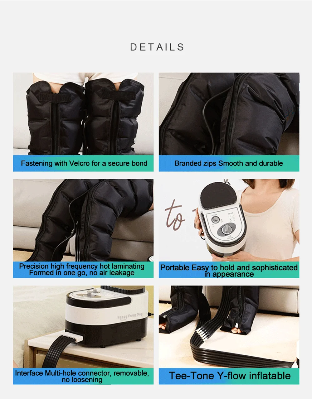 Thigh Air Compression Pressure Massager,Relieve Varicose Veins,Promote Blood Circulation,Relieve Thrombus,Leg Massager Machine Thigh Air Compression Pressure Massager,Relieve Varicose Veins,Promote Blood Circulation,Relieve Thrombus,Leg Massager Machine