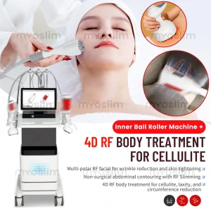4D Multi-Function RF + Vacuum Roller Body Sculpting Machine – Skin Tightening Cellulite Removal & Muscle Stimulation All-in-One