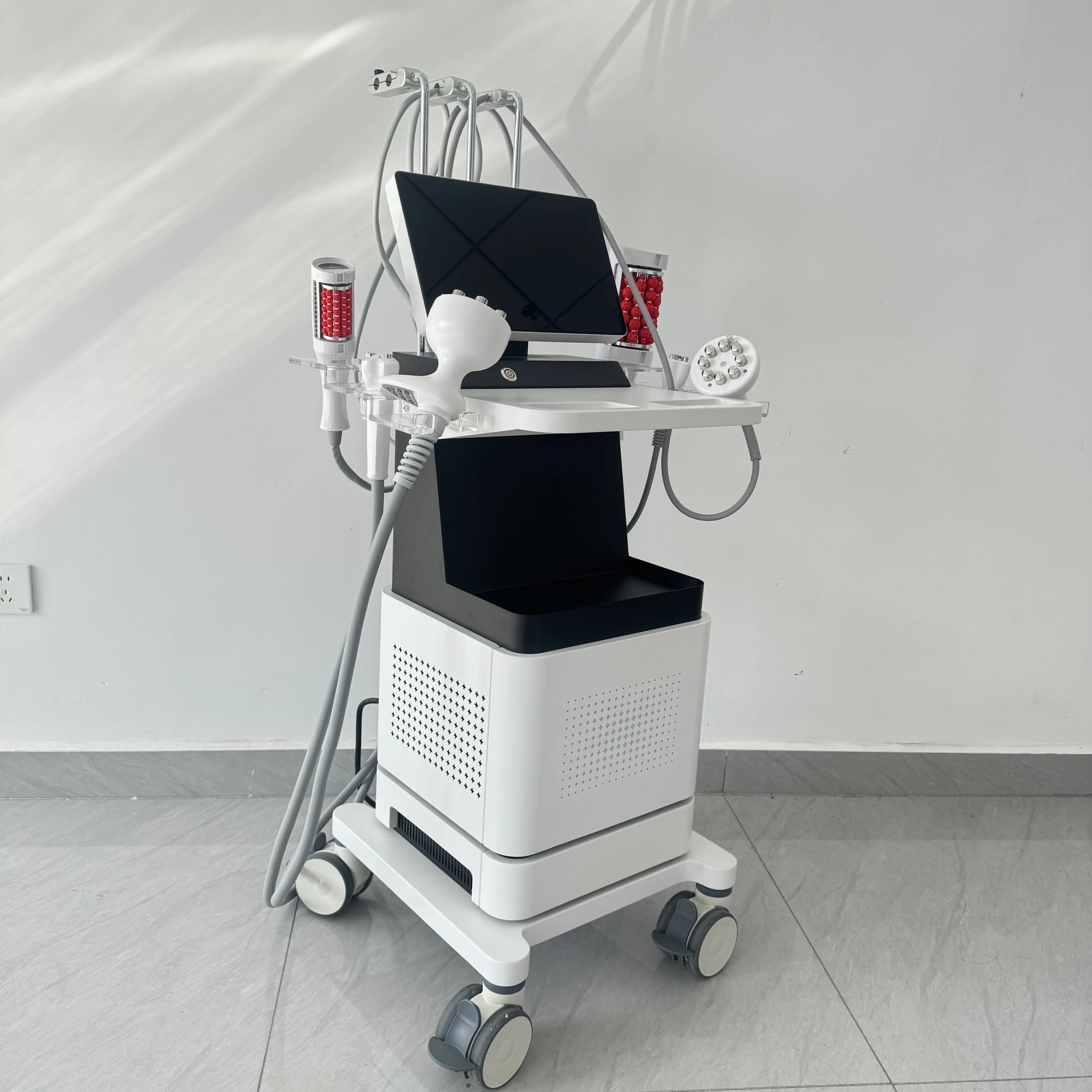 4D Multi-Function RF + Vacuum Roller Body Sculpting Machine – Skin Tightening Cellulite Removal & Muscle Stimulation All-in-One