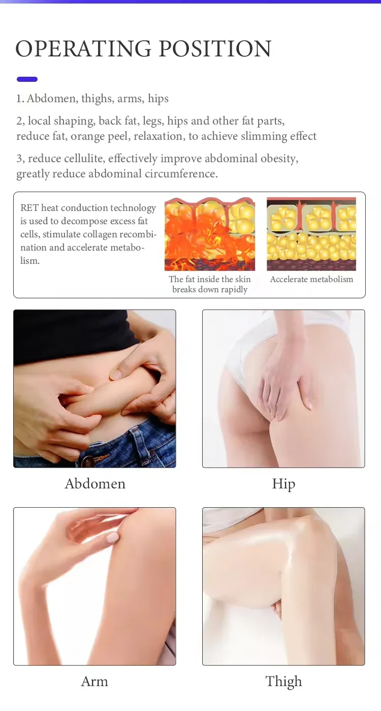 Body Sculpting Equipment Inner Ball Roller Massage Slimming Face Lifting Machine Weight Loss Anti Cellulite Skin Tightening