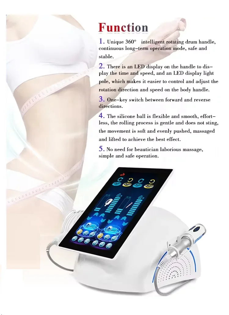 Body Sculpting Equipment Inner Ball Roller Massage Slimming Face Lifting Machine Weight Loss Anti Cellulite Skin Tightening