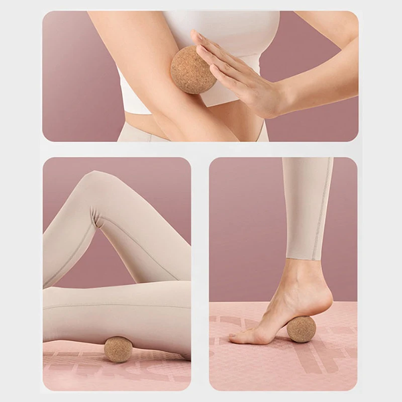 Cork Massage Ball Back Massage Foot Massager Yoga Ball Tension Release Therapy Myofascial Ball Relax Muscles Trigger Point Cork Massage Ball Back Massage Foot Massager Yoga Ball Tension Release Therapy Myofascial Ball Relax Muscles Trigger Point