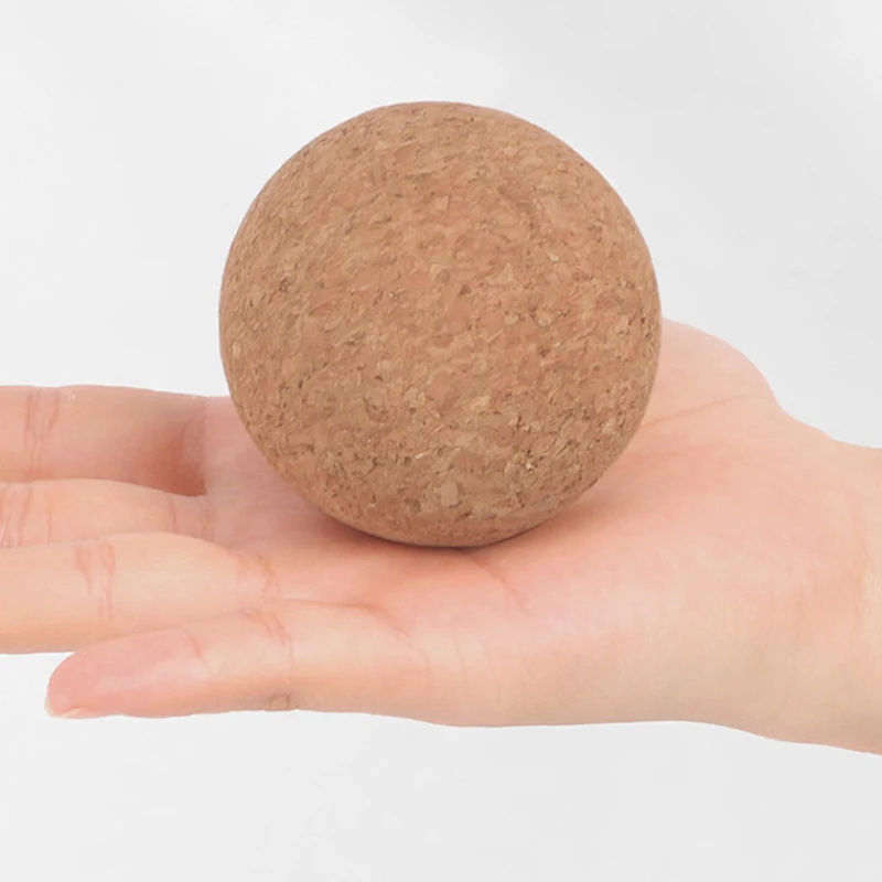 Cork Massage Ball Back Massage Foot Massager Yoga Ball Tension Release Therapy Myofascial Ball Relax Muscles Trigger Point - Image 6