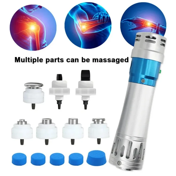 300mj Shockwave Therapy Machine with 7 Heads Body Massage ED Treatment Relax Physiotherapy New Shock Wave Equipment Pain Relief