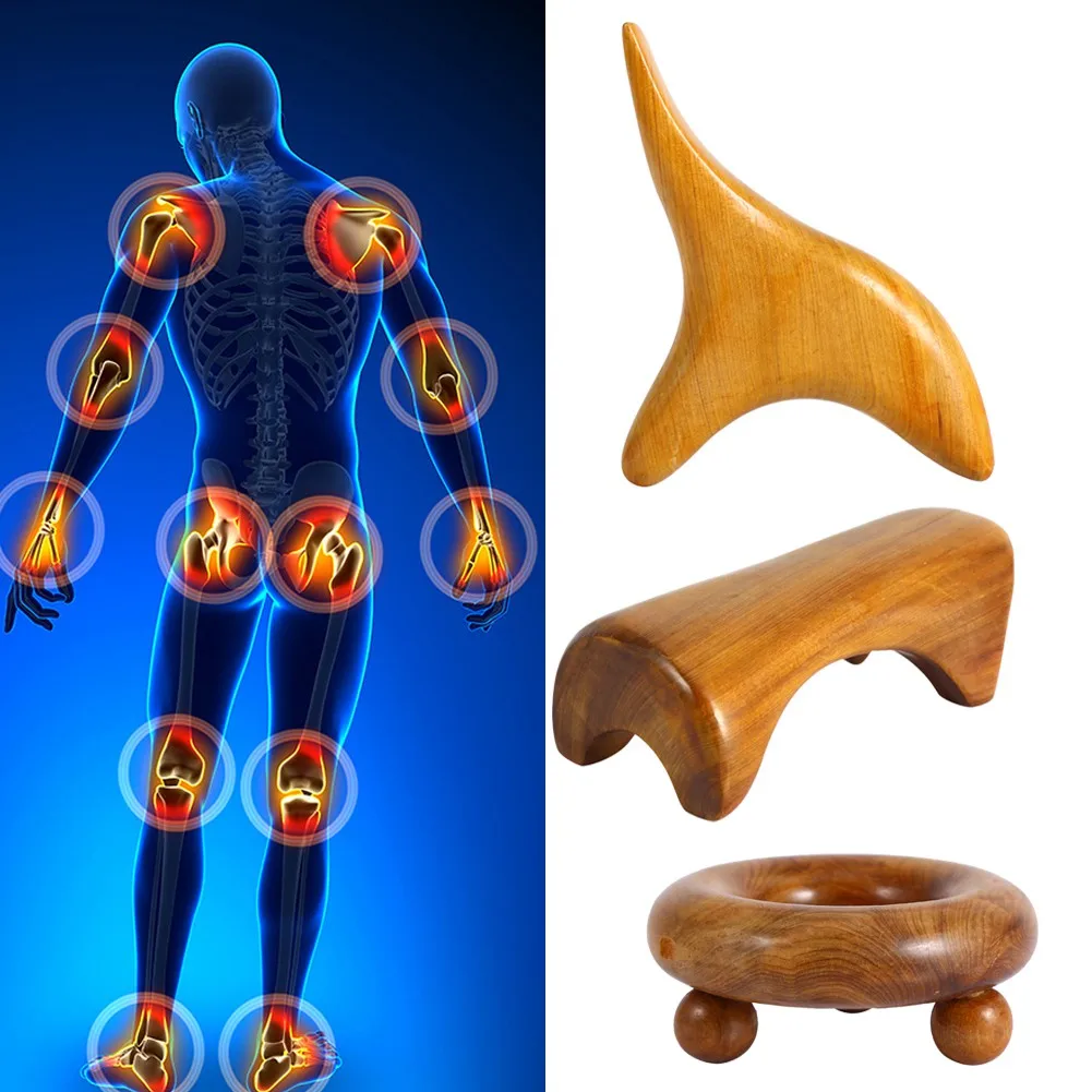 5Styles Vietnam Fragrant Wood Body Foot Reflexology Acupuncture Thai Massager Roller TherapyRoller Gua Sha Massager - Image 6
