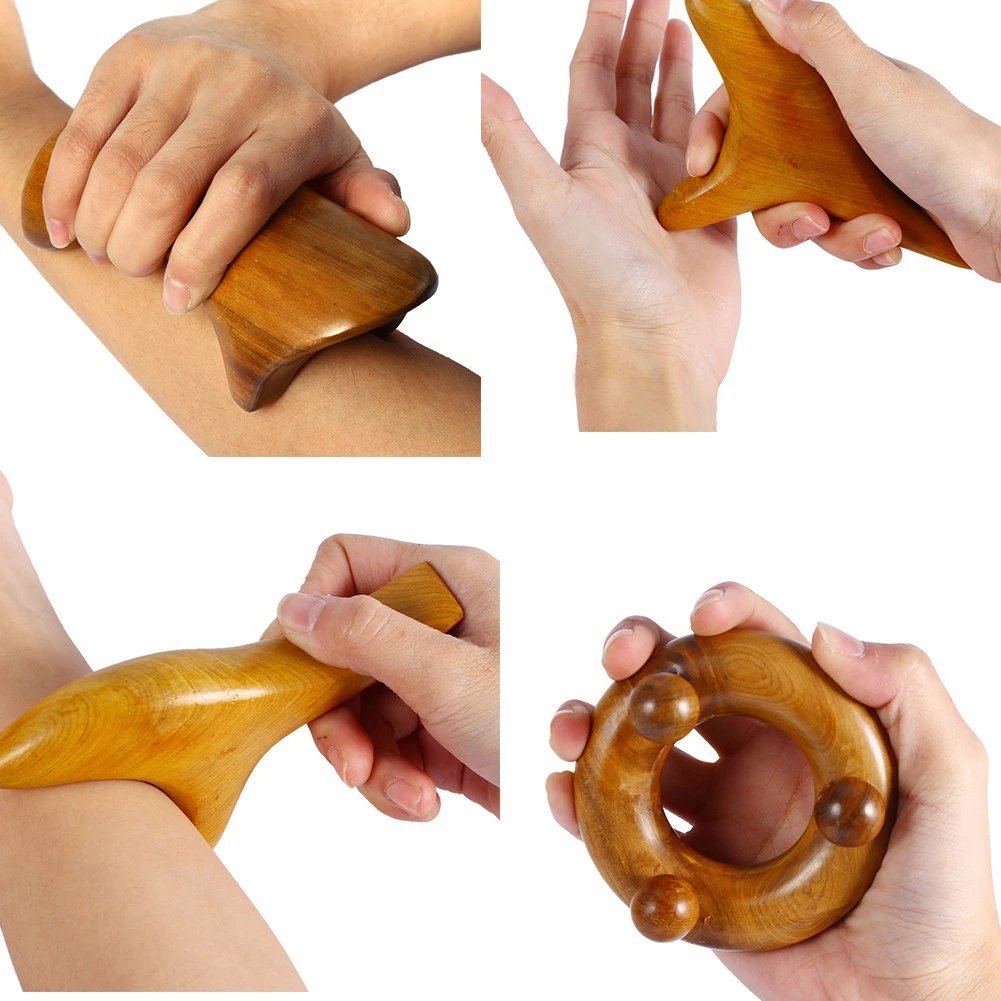 5Styles Vietnam Fragrant Wood Body Foot Reflexology Acupuncture Thai Massager Roller TherapyRoller Gua Sha Massager 5Styles Vietnam Fragrant Wood Body Foot Reflexology Acupuncture Thai Massager Roller TherapyRoller Gua Sha Massager