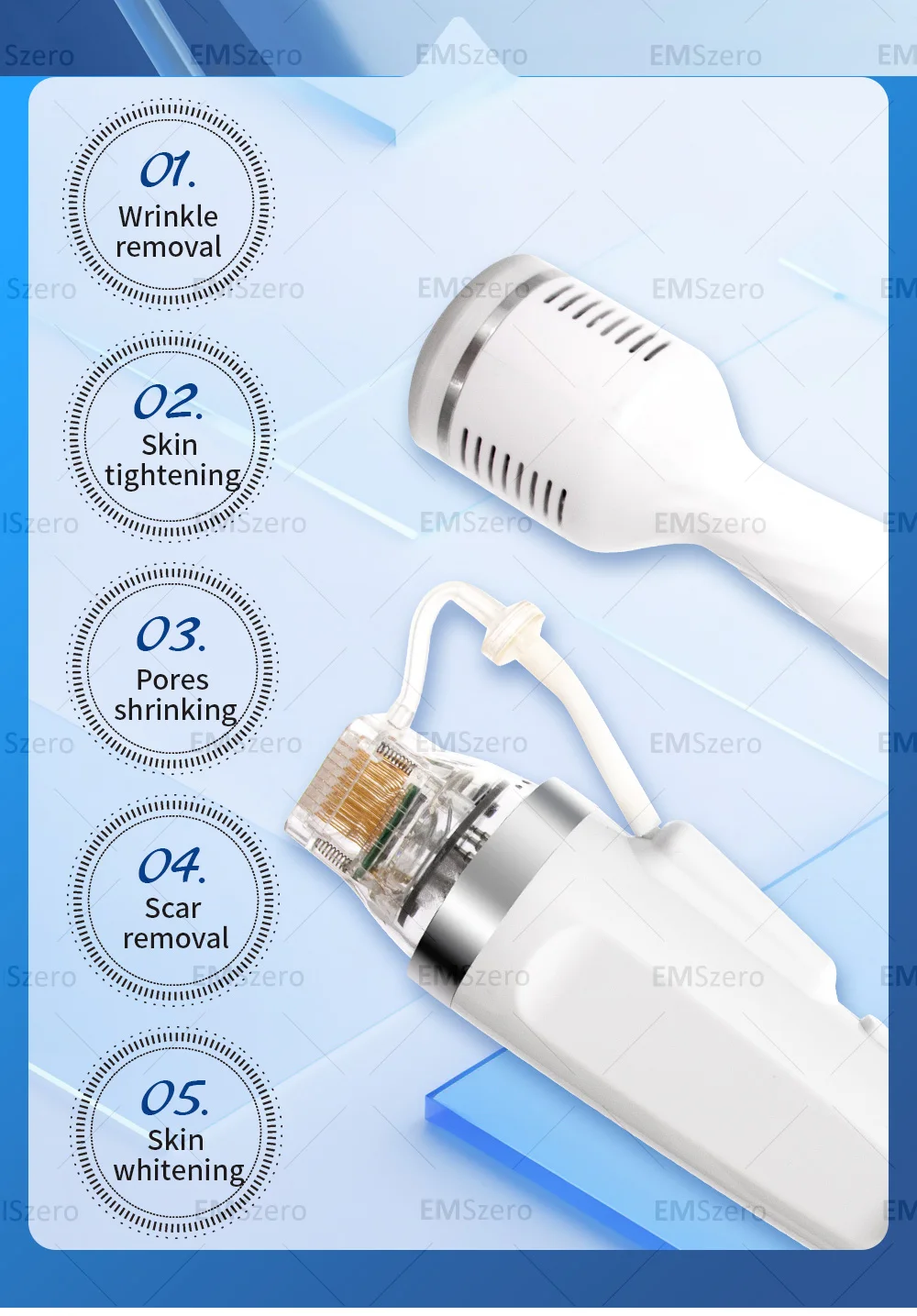 2025 New rf face lifting machine rfmicroneedling machine needle morpheus 8stretch marks removal