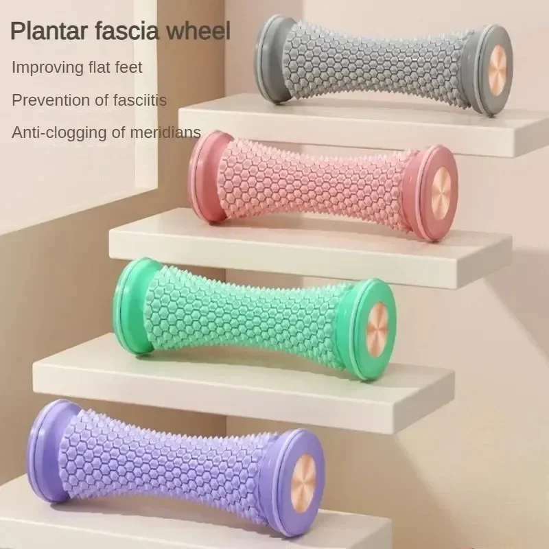 /Foot Massager Massage Roller Yoga Massage Ball Plantar Fascia Roller Muscle Relaxation Care Plastic Manual Foot Massager