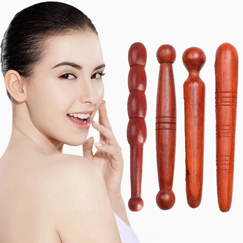 1PCS Wooden Muscle Roller Stick Acupoint Points Massager Deep Tissue Fascia Massager Foot Back Body Therapy Massage Tools - Image 2