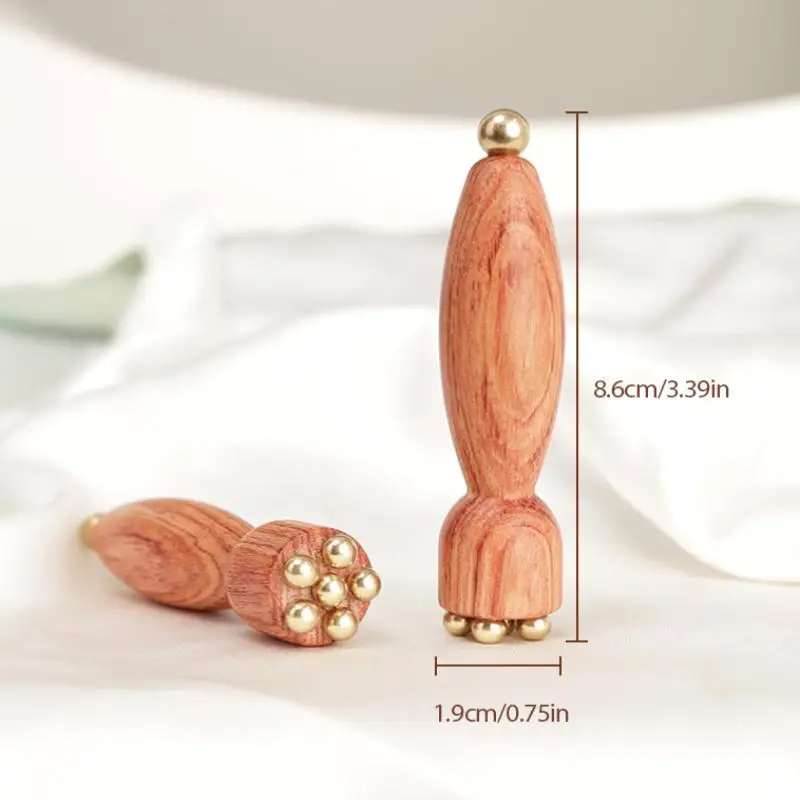 Lotus Seedpod Gua Sha Tool Brass Rosewood Facial Eye Massage Meridians Acupoint Relaxation Beauty Tool Lotus Seedpod Gua Sha Tool Brass Rosewood Facial Eye Massage Meridians Acupoint Relaxation Beauty Tool