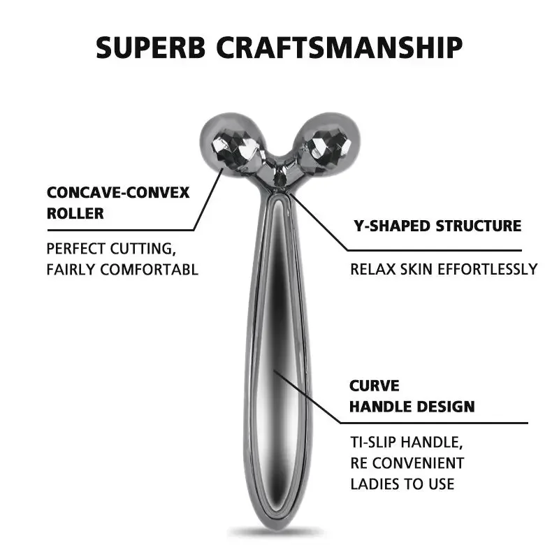 Face Rolling Massager Facial Lift 3D Manual Roller Massager Y Shape 360 Rotating Wrinkle Remover Body Massager Skin Care Tools - Image 6