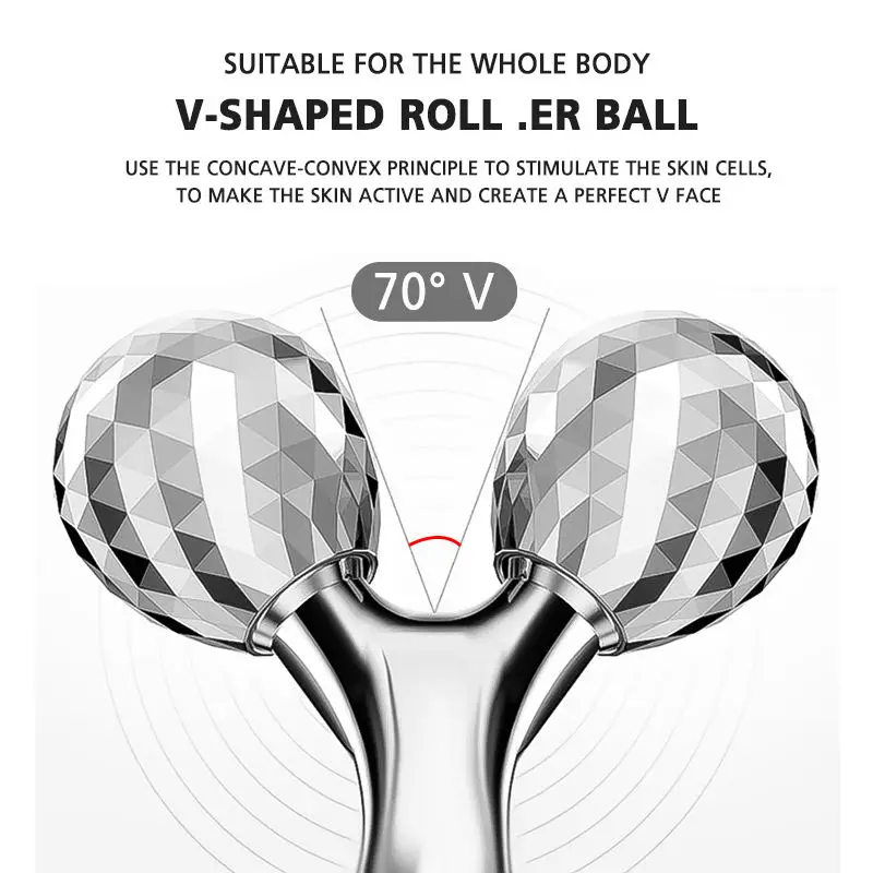 Face Rolling Massager Facial Lift 3D Manual Roller Massager Y Shape 360 Rotating Wrinkle Remover Body Massager Skin Care Tools Face Rolling Massager Facial Lift 3D Manual Roller Massager Y Shape 360 Rotating Wrinkle Remover Body Massager Skin Care Tools