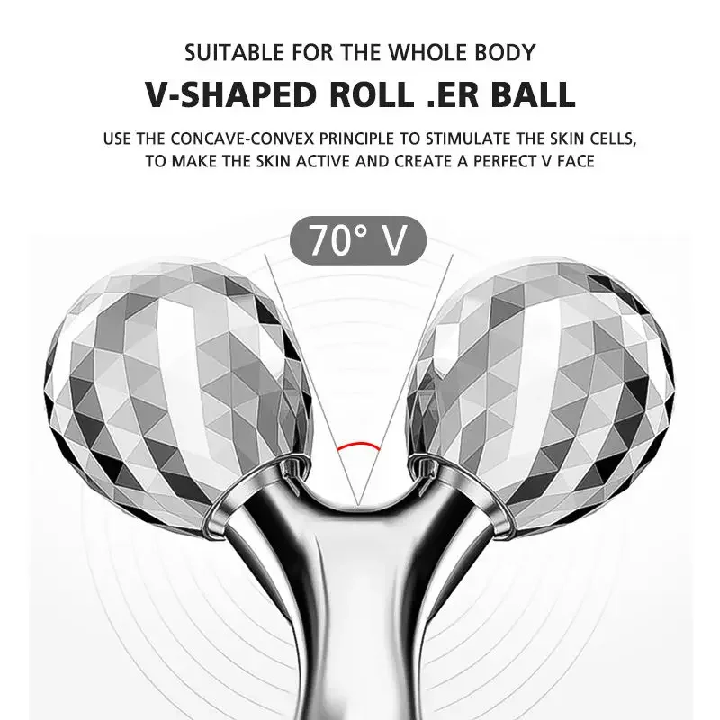 Face Rolling Massager Facial Lift 3D Manual Roller Massager Y Shape 360 Rotating Wrinkle Remover Body Massager Skin Care Tools - Image 4