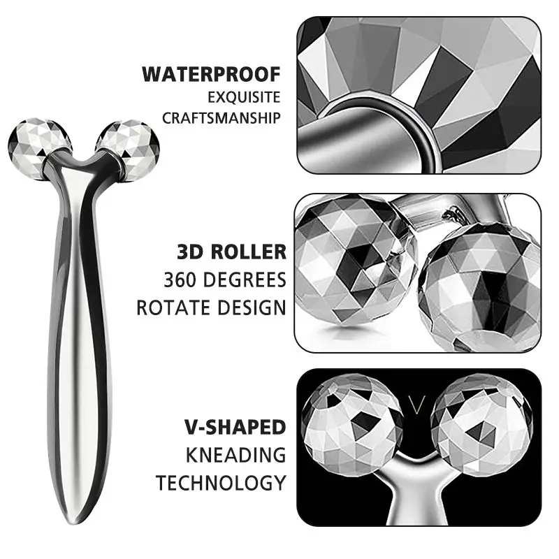 Face Rolling Massager Facial Lift 3D Manual Roller Massager Y Shape 360 Rotating Wrinkle Remover Body Massager Skin Care Tools Face Rolling Massager Facial Lift 3D Manual Roller Massager Y Shape 360 Rotating Wrinkle Remover Body Massager Skin Care Tools