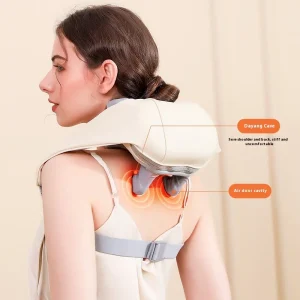 New Shoulder And Neck Massager Korea 26w Bldc Massager Shoulder And Neck Multifunctional Kneading Hot Compress Massage Shawl