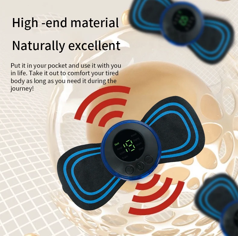 8 Modes 19 Gears Electric Pulse Neck Massager Cervical Back Muscle Pain Relief Tool Shoulder Leg Body Mini Massage Relax Cushion 8 Modes 19 Gears Electric Pulse Neck Massager Cervical Back Muscle Pain Relief Tool Shoulder Leg Body Mini Massage Relax Cushion