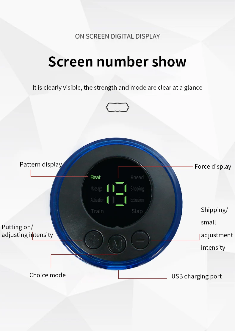 8 Modes 19 Gears Electric Pulse Neck Massager Cervical Back Muscle Pain Relief Tool Shoulder Leg Body Mini Massage Relax Cushion 8 Modes 19 Gears Electric Pulse Neck Massager Cervical Back Muscle Pain Relief Tool Shoulder Leg Body Mini Massage Relax Cushion