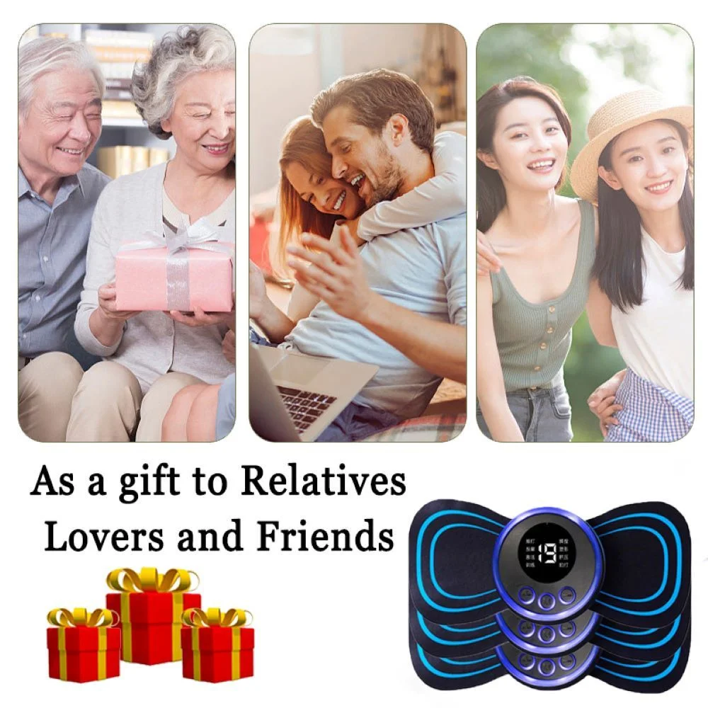 8 Modes 19 Gears Electric Pulse Neck Massager Cervical Back Muscle Pain Relief Tool Shoulder Leg Body Mini Massage Relax Cushion - Image 6